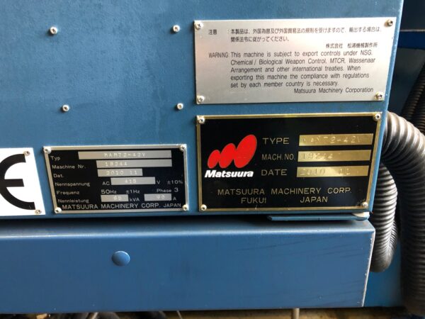 MATSUURA MAM72-42V -verkauft- – Bild 5