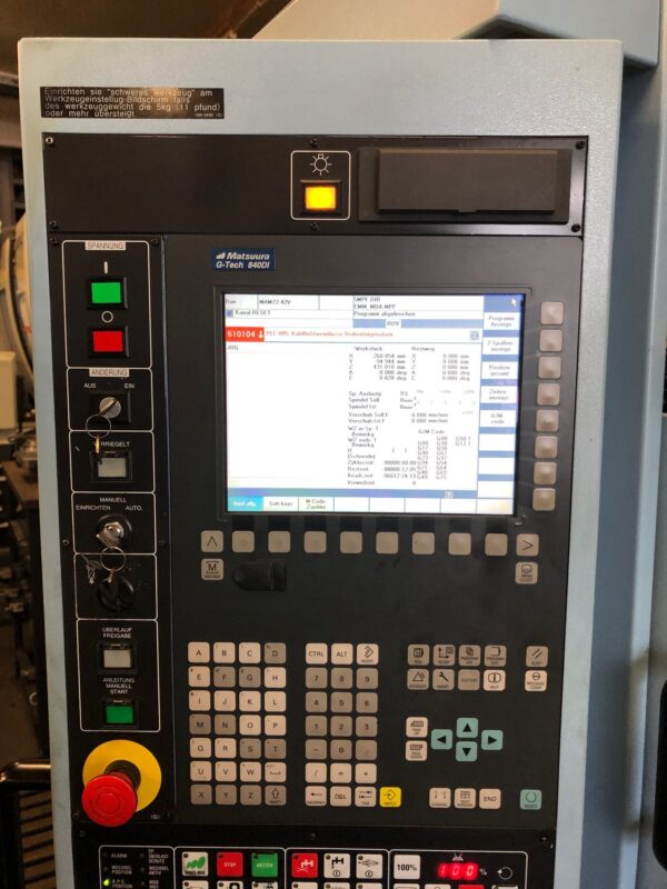 MATSUURA MAM72-42V -verkauft- – Bild 9