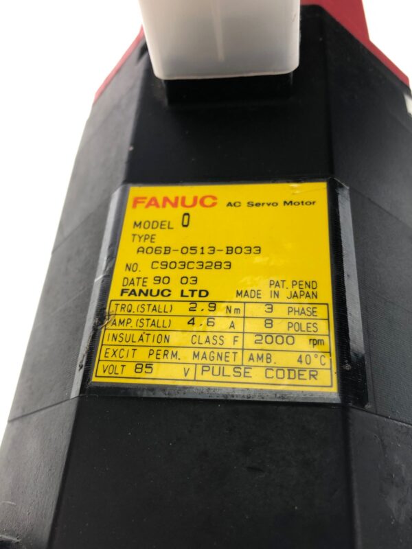 Fanuc Motor A06B-0513-B033 – Bild 3